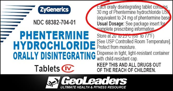 Phentermine Ingredients
