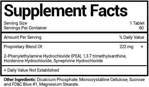 Phentramin D Ingredients